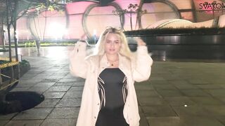 Public Anal & Let 'em Control My Svakom Jordan Toy – Squirt in Parking Lot