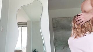 They caught me banging my stepsister with a camera in the living room, my parents are very upset, luckily this babe's eighteen, that babe's a very taut Russian