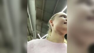 Fisting anal in the public so hard