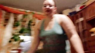 Phat dances with a admirable mood