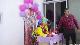 BIRTHDAY ANGEL GETS DRILLED AT HOME WHILST HER DAD IS AT WORK