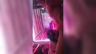 Sex live perfo at a kinky party with a dominican ally