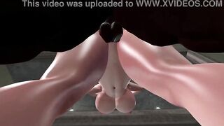 Second Life Ebony dude cop screws Lalin girl woman