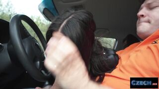 This Sexy CZECH STUDENT Intentionally gave me a Boner during our lesson - CZECH XXX