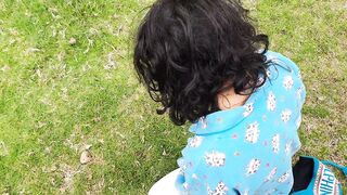 I discover a lady on my land taking what is not hers