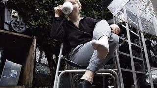 BANG MY RUBBER BOOT LASCIVIOUS FOOT LOSER • Femdom • Feet Fetish • Luddo Vicka