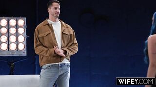 WIFEY Recent Bride Kira McKay Rides Dan's Biggest Dong Whilst Hubby Watches