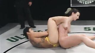 Stripped wrestling with a surprise!