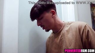 Step Mamma and Step Son Bang Behind Step Daddy's Back