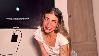 I drink all of my lustful spouse's delightful milk, and that guy serves it to me on a plate, so I can gulp it all.