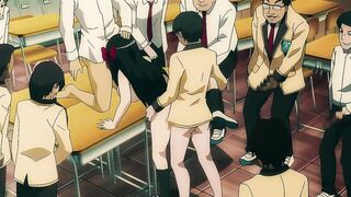 A Hotty with Biggest Titties and a Hirsute Cunt Likes Screwing at College with Lots of Rods