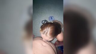 Giving oral-sex-sex to a follower