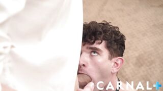 BoyForSale - DILF Dom Jack Aries tongue bangs his twink Canyon Cole