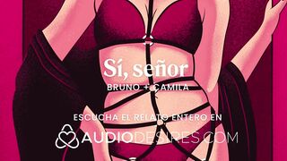 Tu señor te azota bien fuerte para que te portes bien [relatos para tocarme]