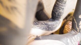 Tattooed Pair Goes All Out – Unfathomable Anal + Aggressive Snatch Destruction