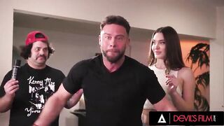 Sweetheart Masturbates In Front Of Housemate Previous to Hard Bang