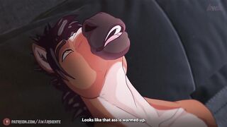 Lewd Horse Won’t Give His Roomies a Break - Hawt Horse 3some - Yiff Homosexual Animation - Teaser three