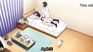 Nerd instantly busts load in comics gal