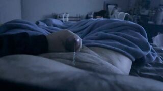 Jerking my corpulent bear schlong untill I cum