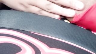 Flashing large titties during the time that driving on the freeway full movie scene