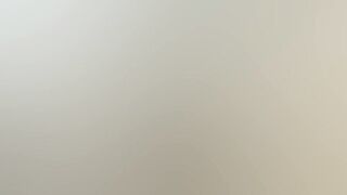 Teen is tired of sawing a tree and decided to disrobe