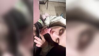 Getting shlong sucked outside