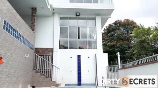 PART 1: I BANG MY SWIM TRAINER AND MY STEPSON CATCHES US.