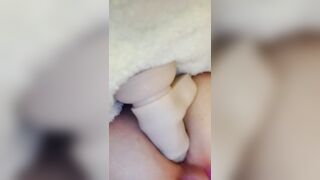 Transsexual solo cream pie