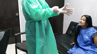 la ginecóloga es muy buena con sus manos me hace extasiar de placer mi coño húmedo