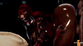 Large Butt Ebony SL Freak