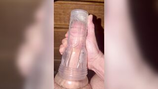 Screwing my fleshlight