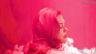 Mature but still hawt older redhead squeezes her large natural bazookas