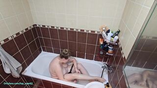 My Chunky Wife’s Shower Routine - Shaving & Feeling New