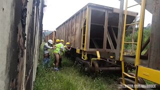 The workers worked hard this day. They invited their ally for an fuckfest at lunchtime, and dessert was a lot of milk in their booties and in the midst of the educate tracks and wagons. Part II (Teaser)