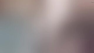 His stepmom cleans up whilst this chab plays Nintendo, this chab distracts from screwing and makes game over on her face