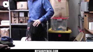 Sticky Fingered Bitch Gets Exposed After Stealing Underclothing - Myshopfuck