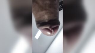 Upright ramrod from close up that richer masturbation