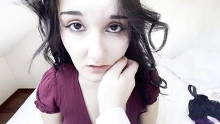 College Cutie Gets Punished and gets Facial after giving a smutty Oral sex / Tugjob