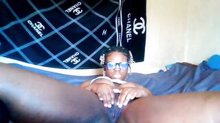 Prettylilebony's Post-Shoot Masturbation Compilations: Hair Clipper Orgasms and Fingering