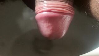 Pee Sitting Down Up Close POV Screw - Void urine Relief #4