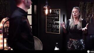 Golden-haired mother I'd like to fuck Frozen In Time - Hostess With GIANT Titties Freeze Porn