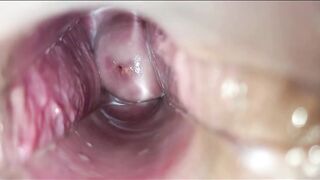 Palpitating climax inside snatch