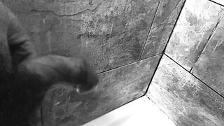 Take a piddle in the shower with slo mo pee squirts