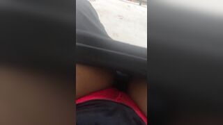 Outside rubbing her