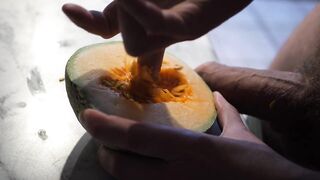 Plump large wang bangs moist melon until cum and creampie. Very hawt and lovely night