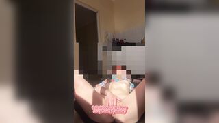 Kitchen Counter Cravings - Amateur Solo Vagina Play