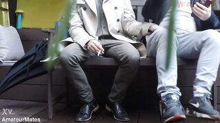 A bench rencounter turns into a public void urine humiliation