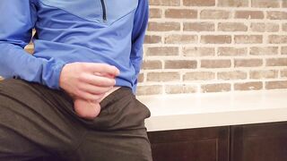 Needful edging and wanking after working out