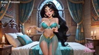 Tiny Princess Jasmine Twerking Squirting Cum Climax in Palace Bedroom - AI 4K NSFW