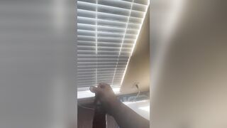 Dripping cum trying to show off